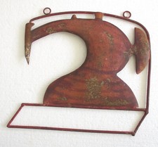 ANTIQUE VINTAGE TAILOR'S TRADE STORE DISPLAY ADVERTISEMENT SIGN SEWING MACHINE picture