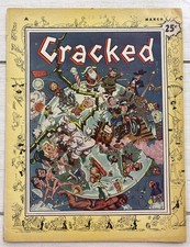 Cracked #1 (Major Magazines 1958) FN- Bill Everett Russ Heath Humor/Satire Rare picture