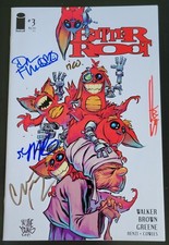 BITTER ROOT #3 RARE SKOTTIE YOUNG VARIANT 5X SIGNED + COA IMAGE 2019 NM/MINT picture