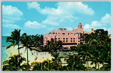 Vintage The Royal Hawaiian Hotel Waikiki Honolulu Oahu Hawaii Postcard picture