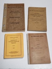 Vtg 4 1940s-50s Locomotive Firemen Exams, Constitution, Instructions Penna. RR picture