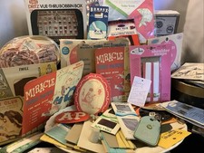 2824🌟Vintage SEWING Lot- Notions Patches Garter Clips Bobbin Box Sewing Kits ++ picture