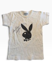 Playboy Bunny Tee ONE SIZE USA Signed Anna Marie Goddard 1994 Playmate Heart picture