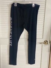 Disney Life Women’s Jogger Black Lounge Pants Sweatpants Size XL picture