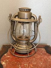 Vintage Dietz Vesta Railroad Lantern with Clear Dietz Vesta NYCS Globe picture