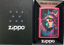 Zippo Lighter American Lady 48916 #62N picture