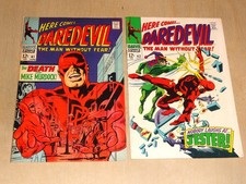 Daredevil #41 FN & #42 FN- (1968) 1st App The Jester Marvel picture