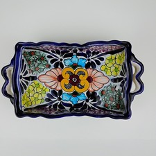 Castillo Casserole Dish Authentic Mexican Pottery 10