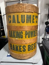 Antique Calumet Baking Soda Barrel picture