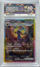 Pokémon TCG Umbreon ex 239/208 SAR Terastal Gathering CSV9.5C ACE 10 GEM MINT picture