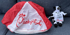 Chick-fil-A Eat Mor Chikin Cow Parachute Plush Toy Promo 5.5