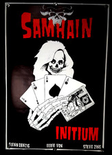 HUGE RARE Subway Poster: SAMHAIN Album poster INITIUM Danzig Red Black Misfits picture