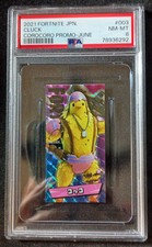 2021 Fortnite Japan CoroCoro Promo June Cluck コッコ #003 Prism Foil Sticker PSA 8 picture