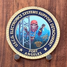 USCG Port Angeles Electronics Systems Support Detachment Challenge Coin M#13 picture