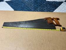 Antique Disston handsaw, pre-1928 D-8 possibly....12 tpi picture