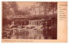 Connecticut Milldale , Waterfall on Ten Mile River, Trolley Junction picture