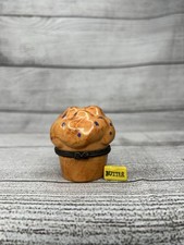 VTG PHB Style Blueberry Muffin Porcelain Hinged Box w/ stick of Butter Trinket picture