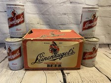Vintage Leinenkugel's Beer Handi Pack 6 Pack Carrier W/Cans Empty Chippewa Pride picture