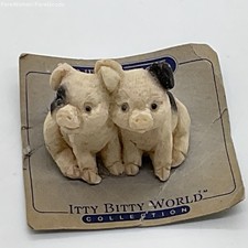 UNITED DESIGN Itty Bitty World Miniature Pig Figurine picture