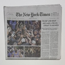 2026 New York Knicks NBA Champions New York Times Newspaper Championship Edition picture