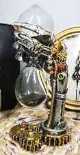 Chronos Time Warp Steampunk Robotic Cyborg Hand Gearwork Clockwork Sand Timer picture