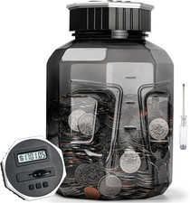 X-Large Piggy Bank for Adults Kids,  Digital Coin Counting Bank with LCD Counter picture
