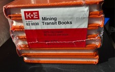 Vintage Keuffel & Esser K&E Mining Transit Books 82 0030 Brand new sealed 6 pack picture
