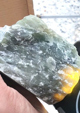 Natural Green Nephrite Jade Rough Stone Afghanistan Specimen 785 grams picture