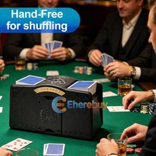 Mezclador Automático De Cartas Para 1-4 Barajas Clasificador Para Póker Casino picture