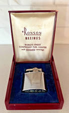 Vintage RONSON MAXIMUS Lighter with Box - Nice Piece picture