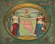 St Louis Exposition Medallion Design 1904 8x10 Print HT51341240 picture