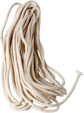 9.8 Feet 3/8'' round Cotton Kerosene Oil Lamp Wicks Burner, Alcohol Wick Rope picture