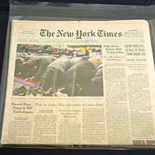 The New York Times Late Edition Saturday February 4, 2017 - Travel Ban Halt picture