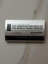 VTG Pre 9/11 World Trade Center Observation Deck TOP OF THE WORLD Paperweight picture