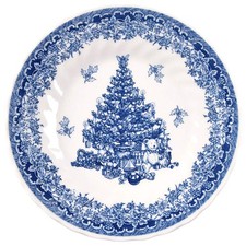 Queen's Seasons Greetings Blue Salad Plate 6010608 picture