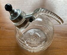 vintage Glasbake McKee clear 10-cup Beehive whistling  hot water kettle picture