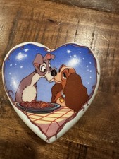 Disney Artoria Limoges Lady and the Tramp “Prelude to a Kiss”  #244/2500 w/Box picture