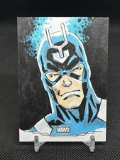 2025 Topps Marvel Black Bolt Sketch Card 1/1 Leo Hernandez picture