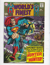 1968 DC-Worlds Finest-#181- The Hunter & the Hunted-12 Cents-Very Fine Plus picture