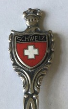 Schweiz Switzerland Vintage Souvenir Spoon Collectible picture