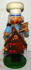Steinbach Gingerbread Baker Incense Smoker Music Box German Granny Vintage 9.5