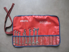 Vintage Proto Tools 8 Piece No 3200-C Ignition Wrench Set Kit No. 2420 USA Made picture