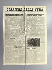 CORRIERE DELLA SERA 25 APRIL 1945 ITALIAN LIBERATION FROM THE NAZIS FASCISM picture