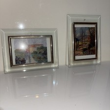 Two Framed Unused Vintage Winston Churchill Post Cards Limited Edition picture