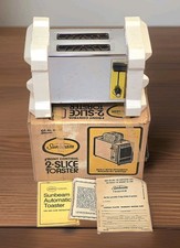 Rare Vtg 1974 20-20 Chrome Sunbeam Front Control 2 Slice Chrome Toaster NIB  picture