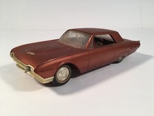 VTG 1962 Ford Thunderbird Dealer Promo Model Car Red Bronze picture