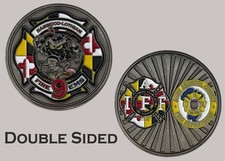 Harwood-Lothian Fire EMS IAFF Challenge Coin J#26 picture