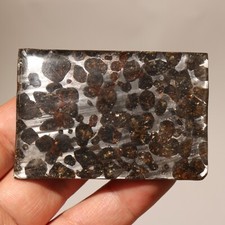 26g Rare slices of Kenyan Pallasite olive meteorite A282 picture