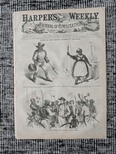 1859 John Browns Effect in the South Black Slaves Armed Tammany Election Nov 19 picture