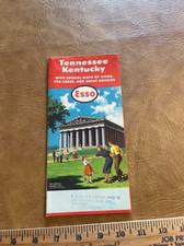 1957 Esso Standard Oil Company Map Tennessee & Kentucky picture